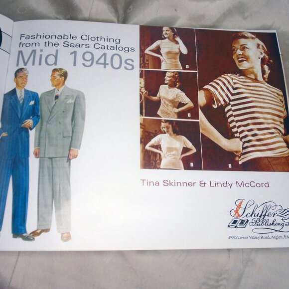 Vintage 40s Clothing via Sears Catalog Schiffer Book - Picture 2 of 13